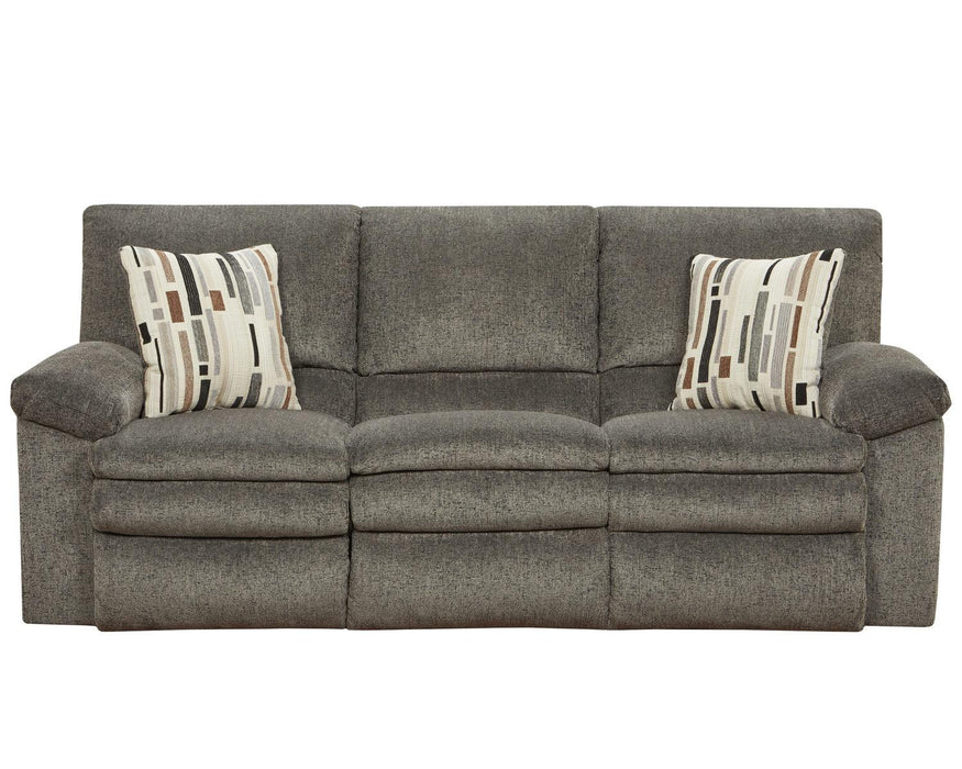 Catnapper Furniture Tosh Power Reclining Sofa in Pewter/Café