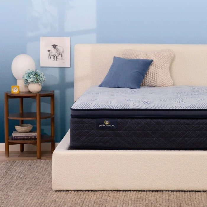 Serta Perfect Sleeper Innerspring Mattress Blue Lagoon Nights Plush Pillow Top - King image