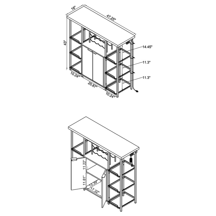Gallimore Bar Cabinet