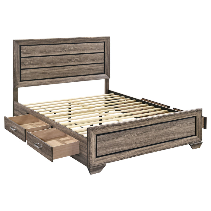 Kauffman Panel Platform Storage Bed