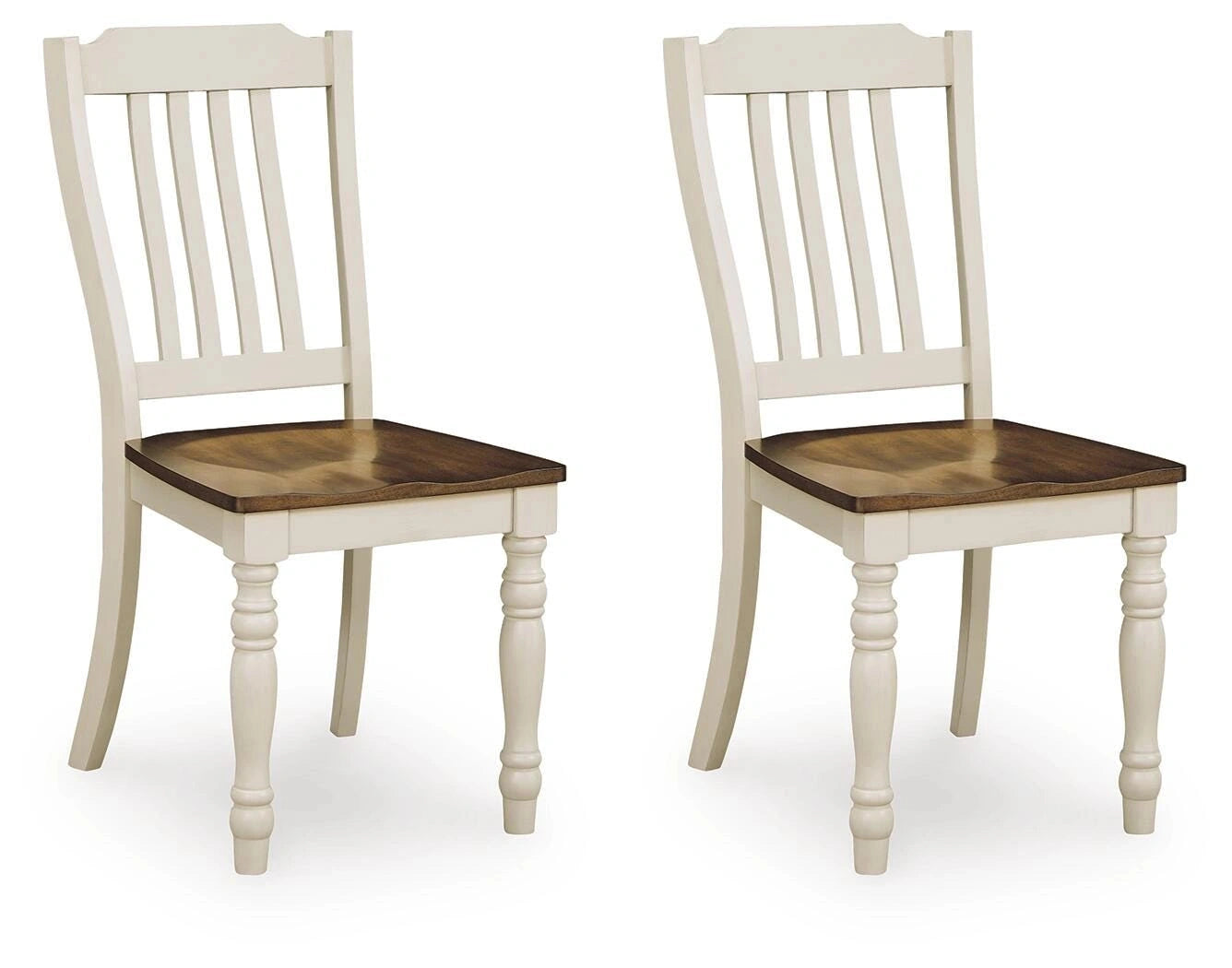 Antique White / Brown
