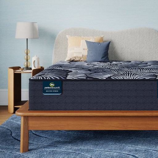 Serta Perfect Sleeper X Quilted Hybrid Mattress Knox Plush - Cal King image