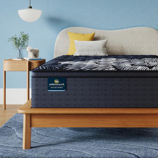 Serta Perfect Sleeper X Quilted Hybrid Mattress Max Firm Pillow Top - Full image