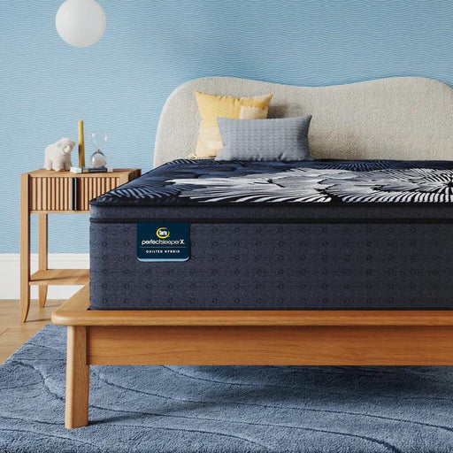 Serta Perfect Sleeper X Quilted Hybrid Mattress Max Plush Pillow Top - Full image
