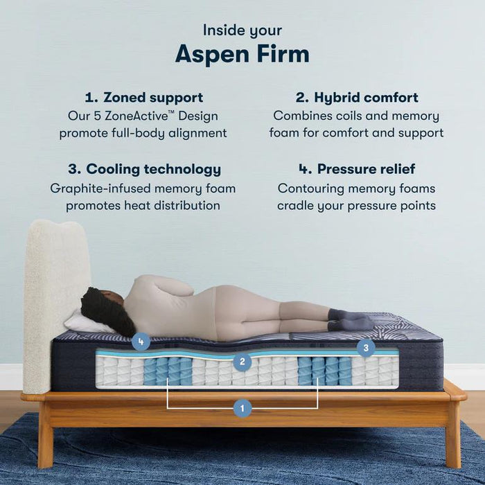 Serta Perfect Sleeper X Hybrid Mattress Aspen Firm - Twin XL