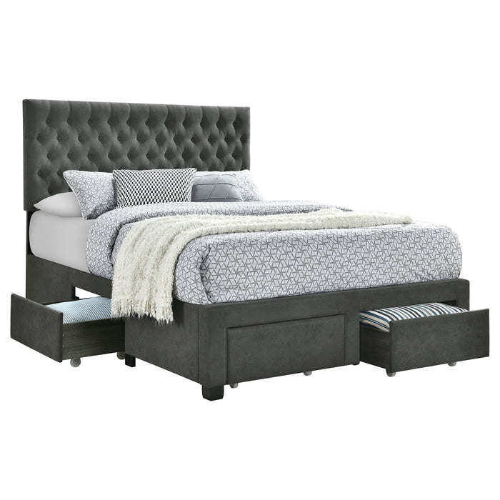 Soledad Panel Platform Storage Bed