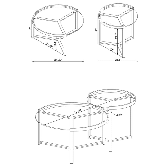 Delia Nesting Coffee Table