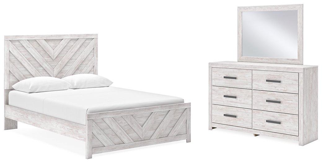 Cayboni Bed, Dresser, Mirror, Nightstand, Chest Set