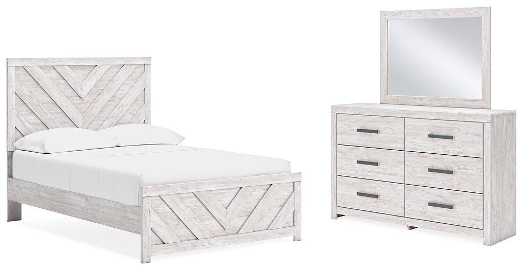 Cayboni Bed, Dresser, Mirror, Nightstand, Chest Set