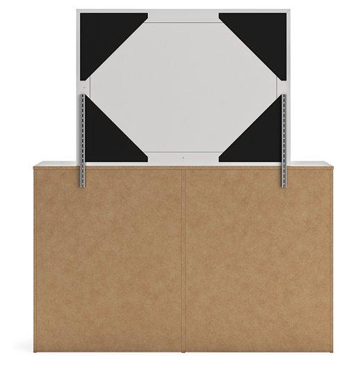 Cayboni Bed, Dresser, Mirror, Nightstand, Chest Set