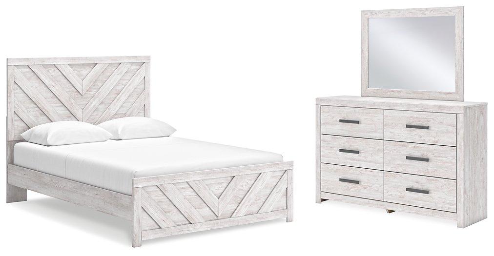 Cayboni Bed, Dresser, Mirror, Nightstand, Chest Set
