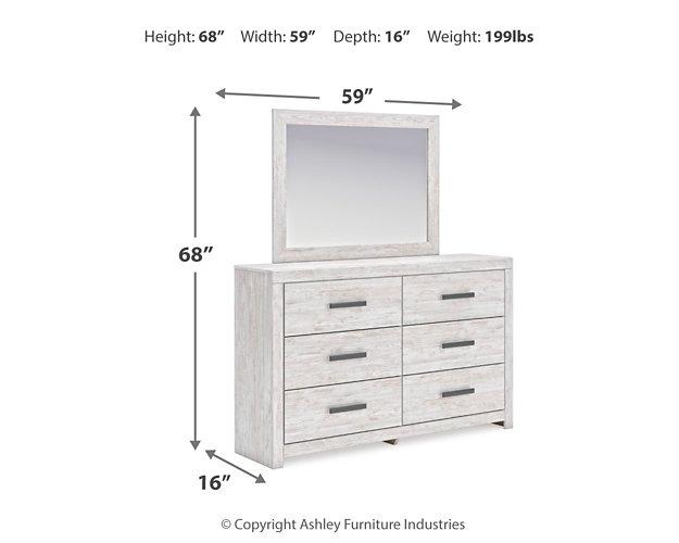 Cayboni Bed, Dresser, Mirror, Nightstand, Chest Set