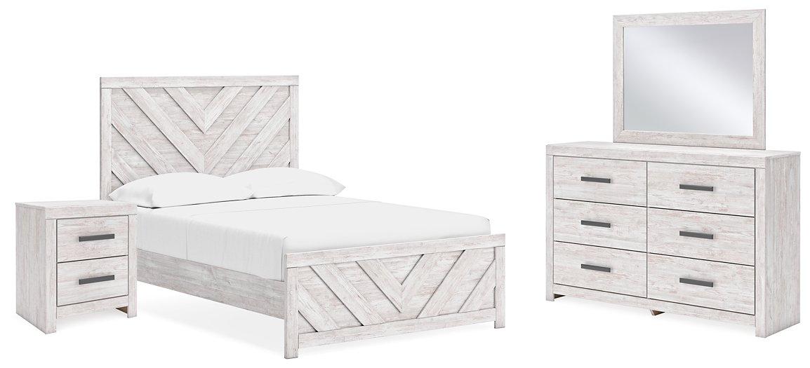 Cayboni Bed, Dresser, Mirror, Nightstand, Chest Set