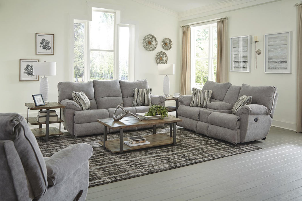 Catnapper Furniture Sadler Power Lay Flat Recliner in Mica