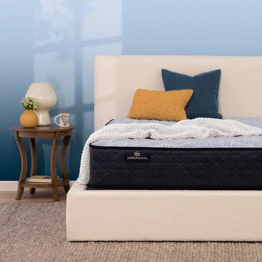 Serta Perfect Sleeper Innerspring Mattress Blue Lagoon Nights Plush Tight Top - Queen image