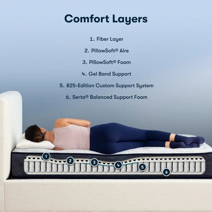 Serta Perfect Sleeper Innerspring Mattress Adoring Night Plush Tight Top - King