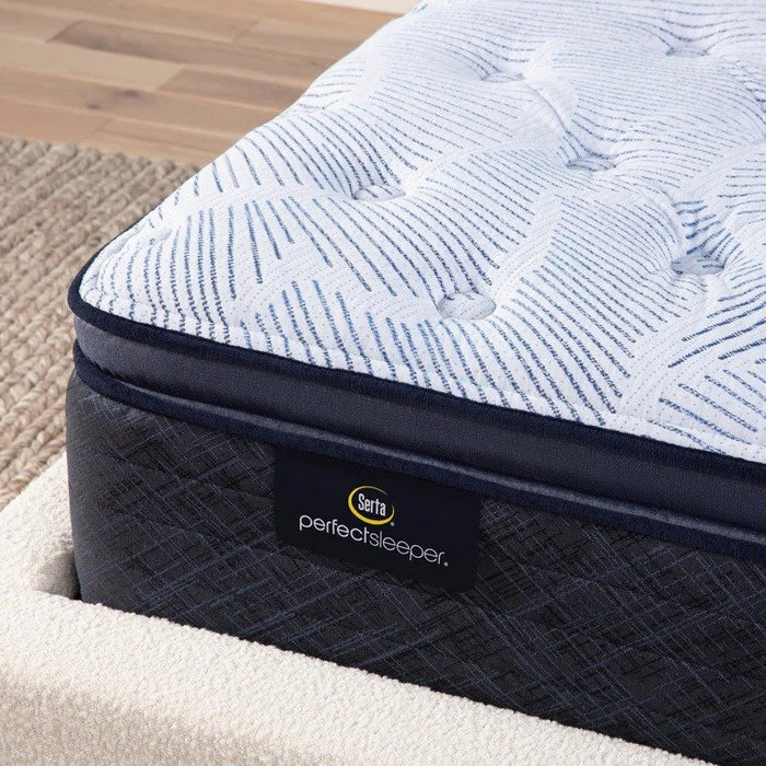 Serta Perfect Sleeper Innerspring Mattress Blue Lagoon Nights Plush Pillow Top - King