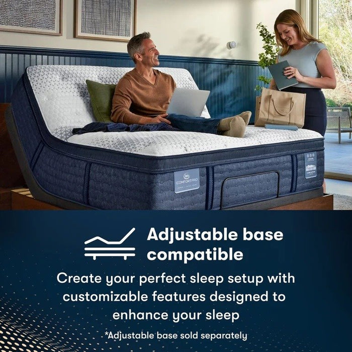 Serta iComfortPro Mattress Buckingham Plush Pillow Top - King