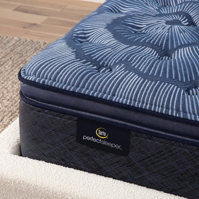 Serta Perfect Sleeper Innerspring Mattress Cobalt Calm Plush Pillow Top - King