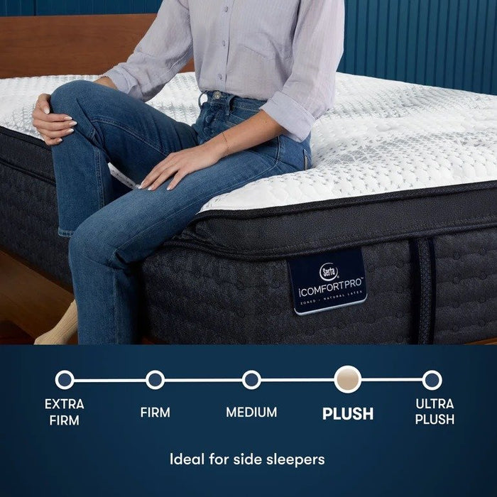 Serta iComfortPro Mattress Dartmouth Plush Pillow Top Mattress - California King