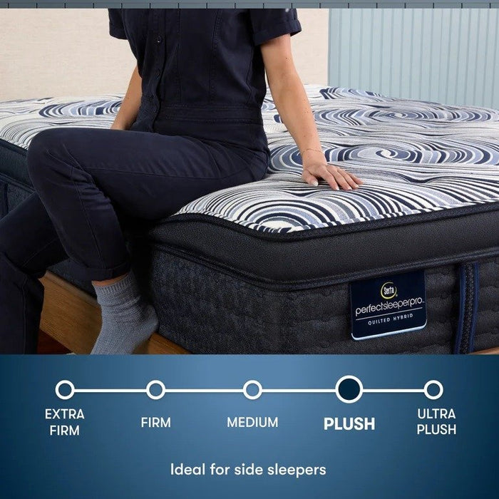 Serta Perfect Sleeper Pro Mattress Edinburgh Plush Pillow Top - Twin XL