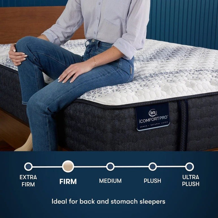 Serta iComfortPro Mattress Kingston Firm Mattress Tight Top- Twin XL