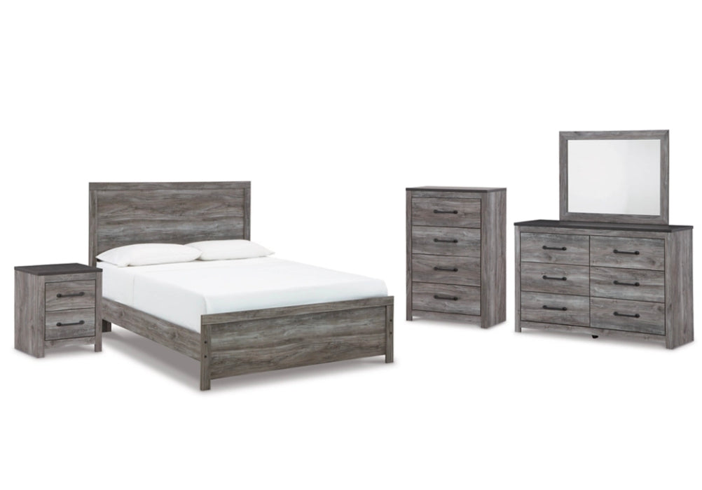 Bronyan Bed, Dresser,Mirror, Nightstand, Chest