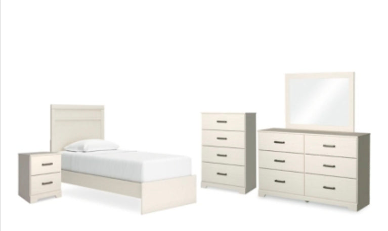 Stelsie Twin Bed, Dresser,