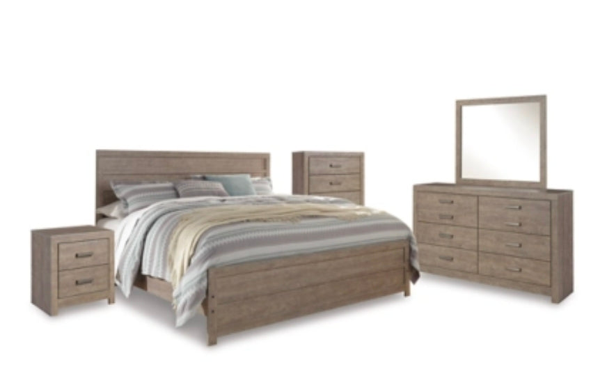 Culverbach Bed, Dresser, Mirror, Nightstand, Chest Set