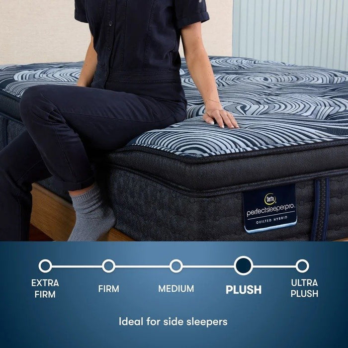 Serta Perfect Sleeper Pro Mattress Valais Plush Pillow Top - King