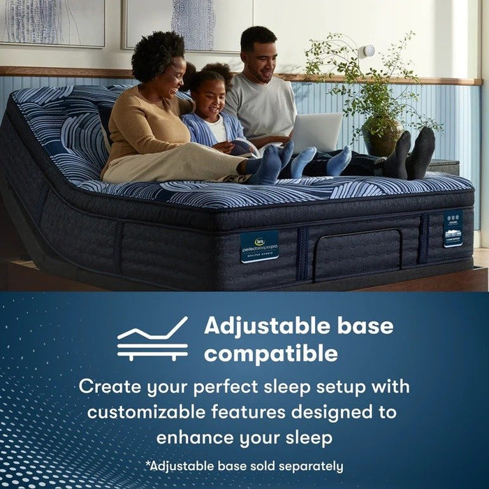 Serta Perfect Sleeper Pro Mattress Valais Plush Pillow Top - Twin XL